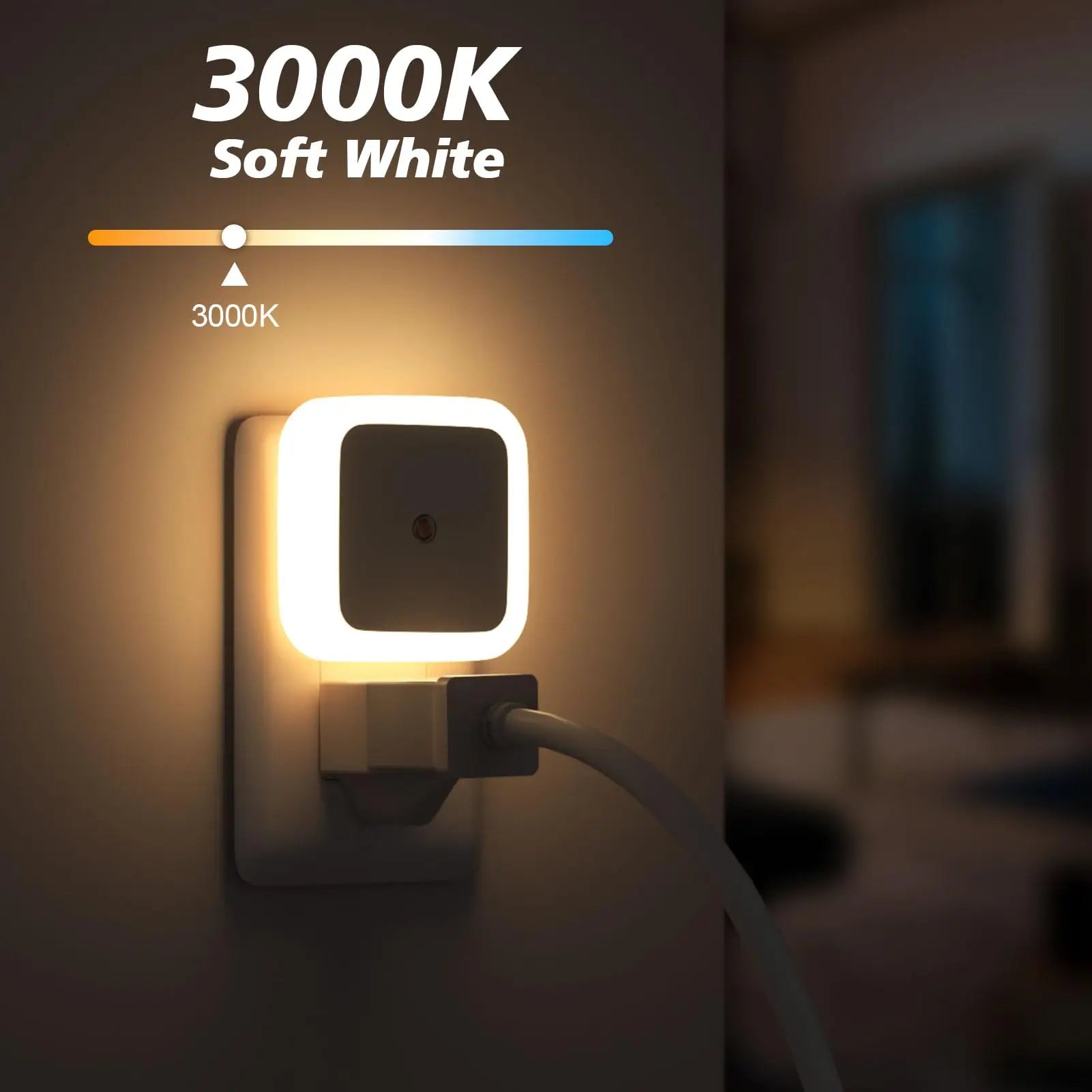 1PC LED Atmosphere Lamp,Modern Decorative Lighting,EU Plug Touch Control Fixture,Portable Nightlight,Bedroom,Staircase