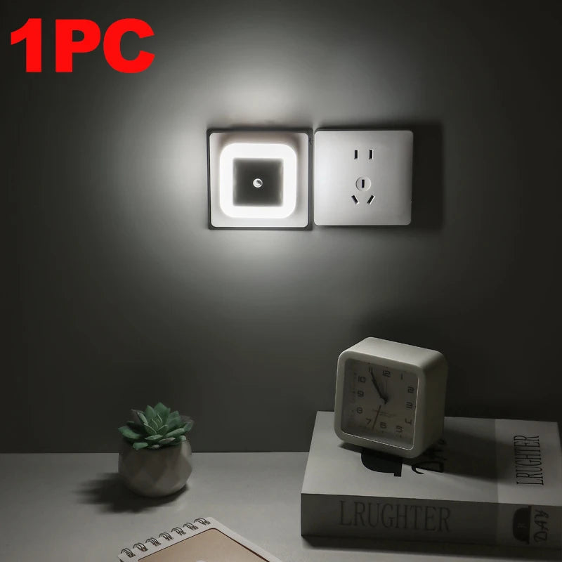 1PC LED Atmosphere Lamp,Modern Decorative Lighting,EU Plug Touch Control Fixture,Portable Nightlight,Bedroom,Staircase