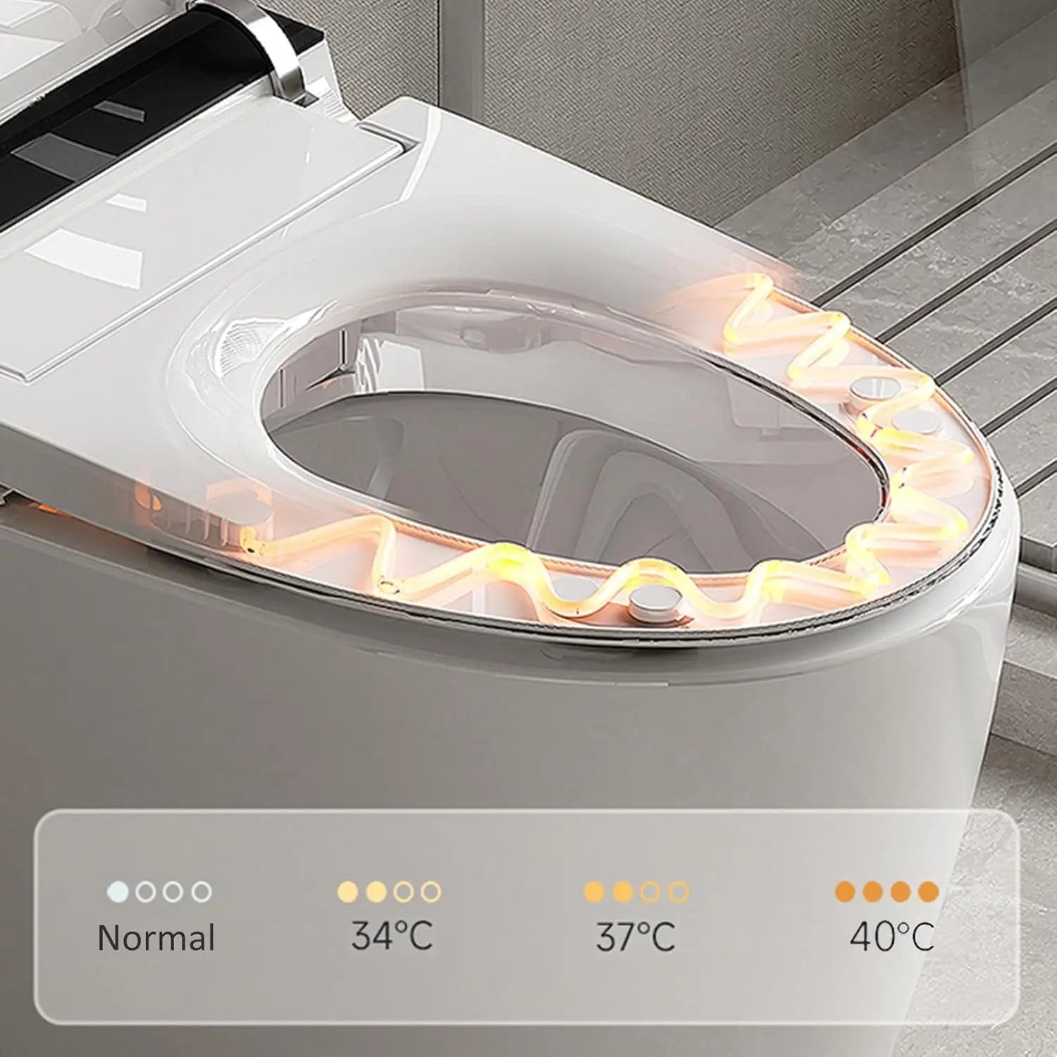 Smart Bidet WC Sensor Heating Voice Control Remote Control Toilet Set for Modern Bathroom OEM Toilet Bowl Seat Cover S-trap