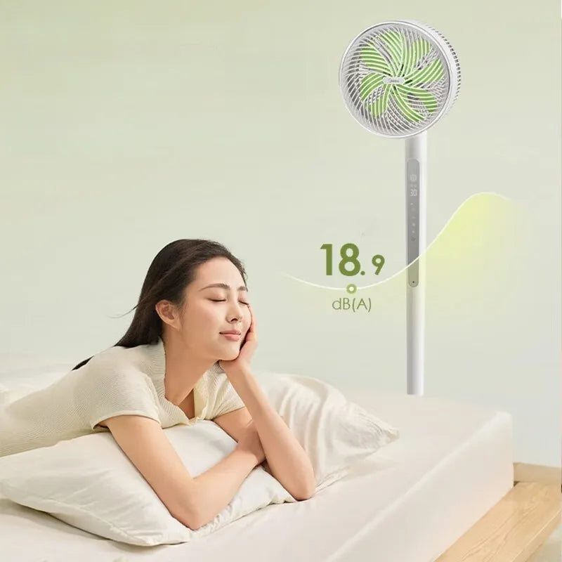 Midea 3D Oscillation Air Circulator Fan DC Inverter Quiet Standing Desk Fan Air Purifying Floor Fan for Home Use