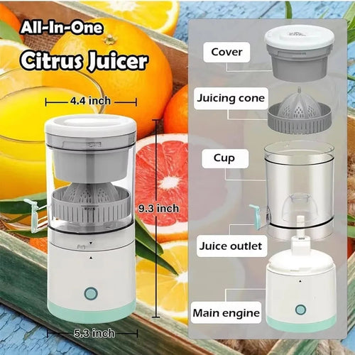Portable Electric Juicer USB Charging Citrus Fruit Blender Mini