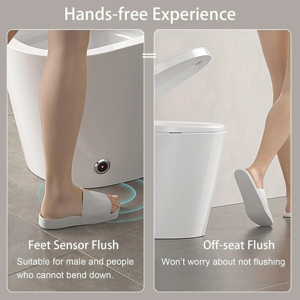 Smart Bidet WC Sensor Heating Voice Control Remote Control Toilet Set for Modern Bathroom OEM Toilet Bowl Seat Cover S-trap