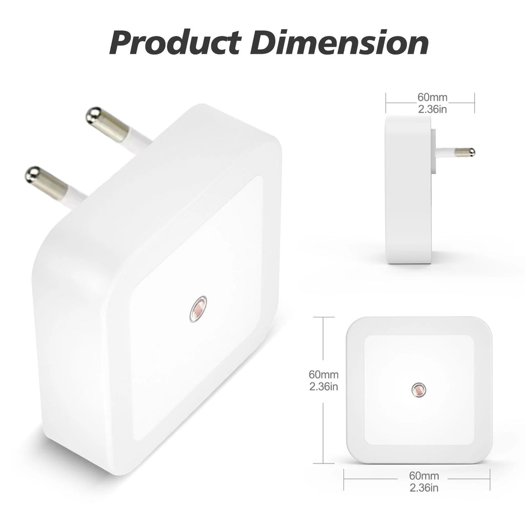 1PC LED Atmosphere Lamp,Modern Decorative Lighting,EU Plug Touch Control Fixture,Portable Nightlight,Bedroom,Staircase